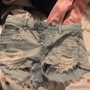 jean shorts
